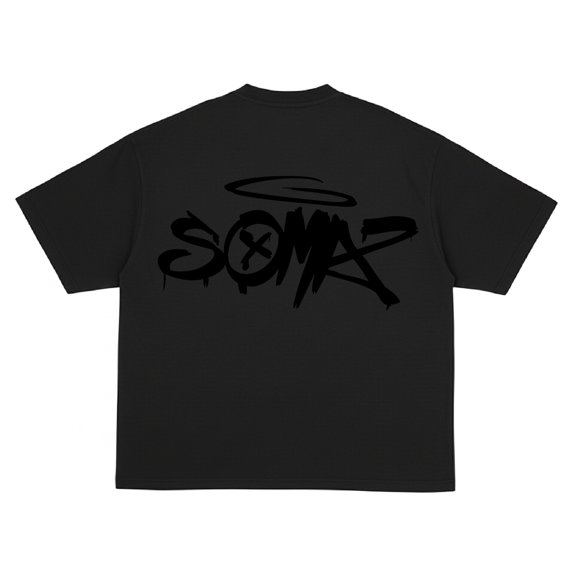 Koszulka Soma x DRZ Oversize Black on black thumbnail 2